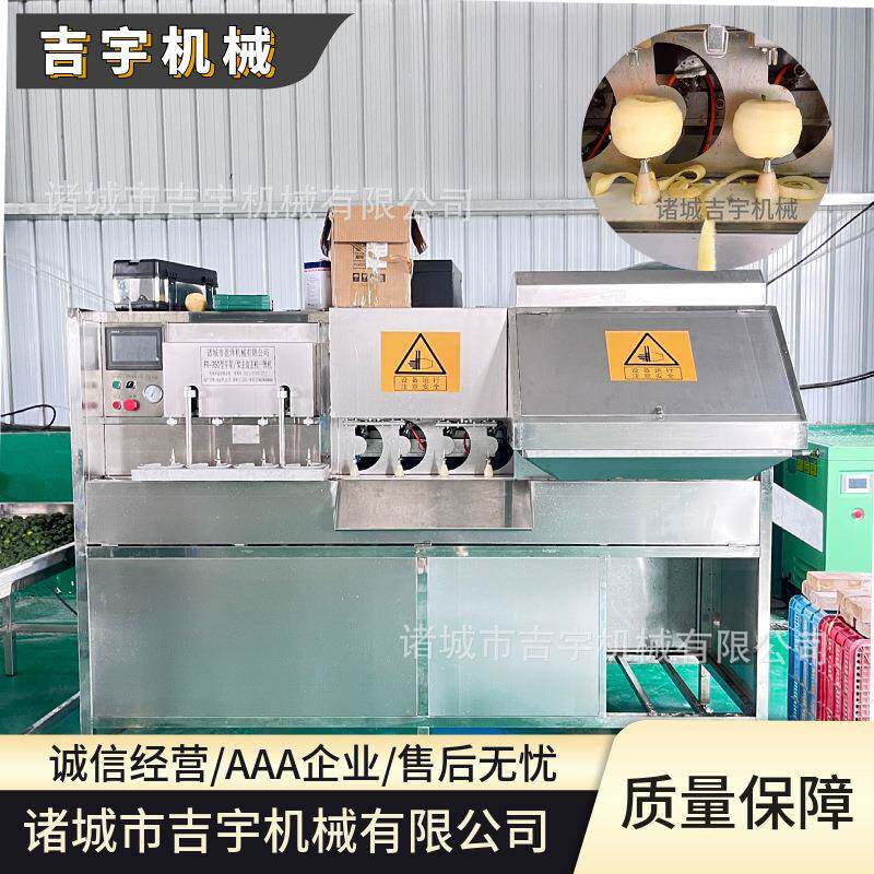 苹果去皮去核设备去皮去核一体机全自动削皮捅芯分瓣一体机设备