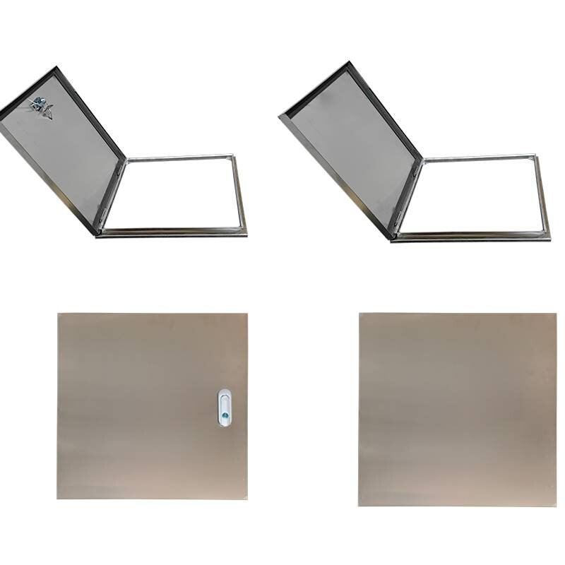 不锈钢楼顶屋面上人孔盖板地窖盖板防雨水检修口墙面洞口防水门盖