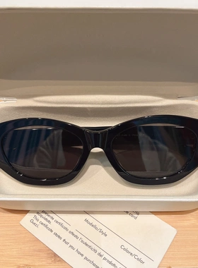 千雪fak家新款太阳镜高品质板材猫眼墨镜可配有度数瘦脸防紫外线