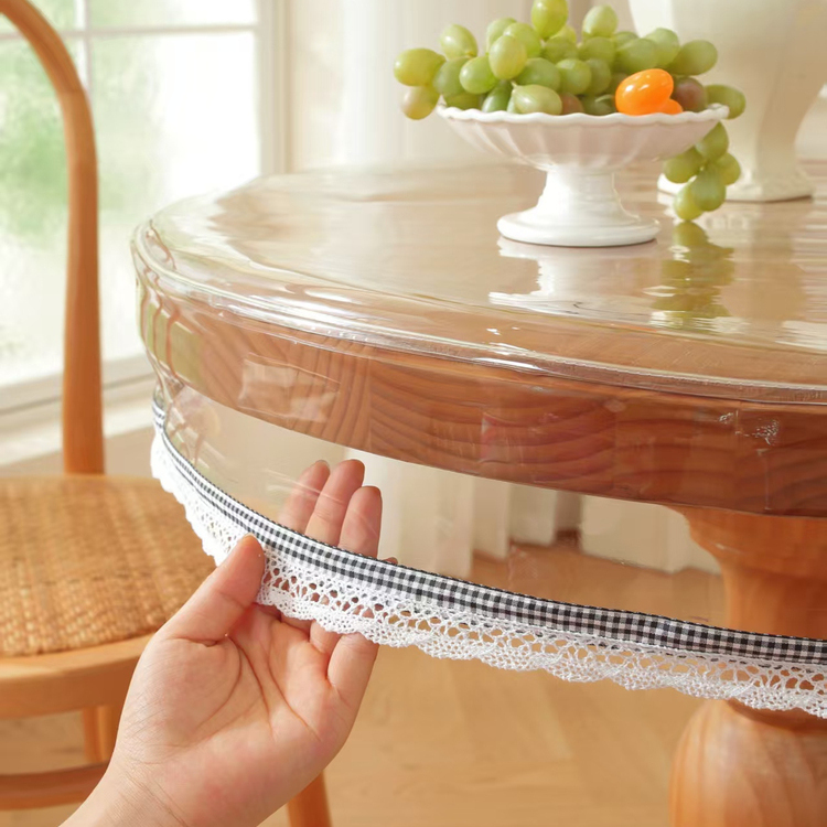 轻奢防水防烫圆形桌布