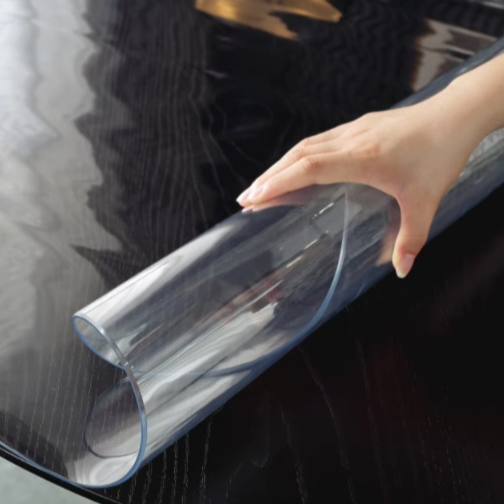 pvc大圆桌防水防油软玻璃水晶板