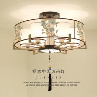 吸顶灯圆形客厅灯简约现代大气中国风卧室餐厅房间家用灯具 新中式