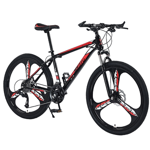 山地自行车轻便减震越野男款女学生碟刹上下学代步运动自行车