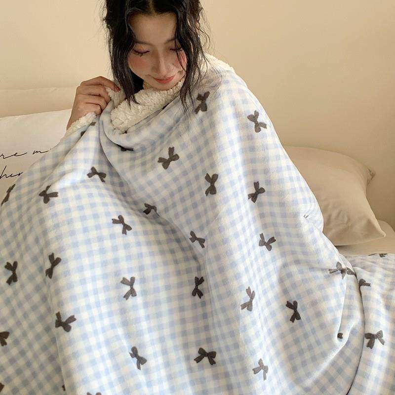 A类冬季毛毯办公室午睡毯披肩毯子加厚盖毯羊羔牛奶绒沙发小被子,床上用品,休闲毯/毛毯/绒毯,淘宝优惠券,粉丝福利购,淘宝优惠卷