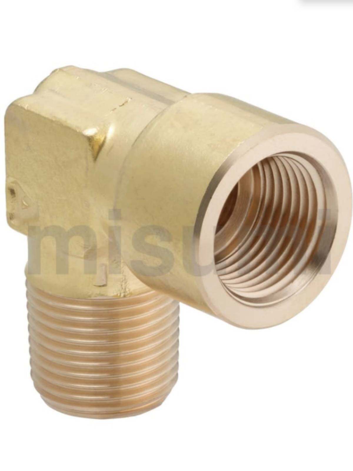 SJSML SJSFL SJSXL6A/8A/10A/15A 米思米型黄铜内外螺纹弯管接头