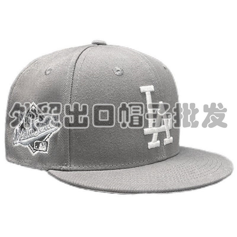 thumbnail for The hat is fully enclosed, non-adjustable, hip-hop, embroidery, sunscreen, baseball cap, reverse size cap, casual flat brim hat