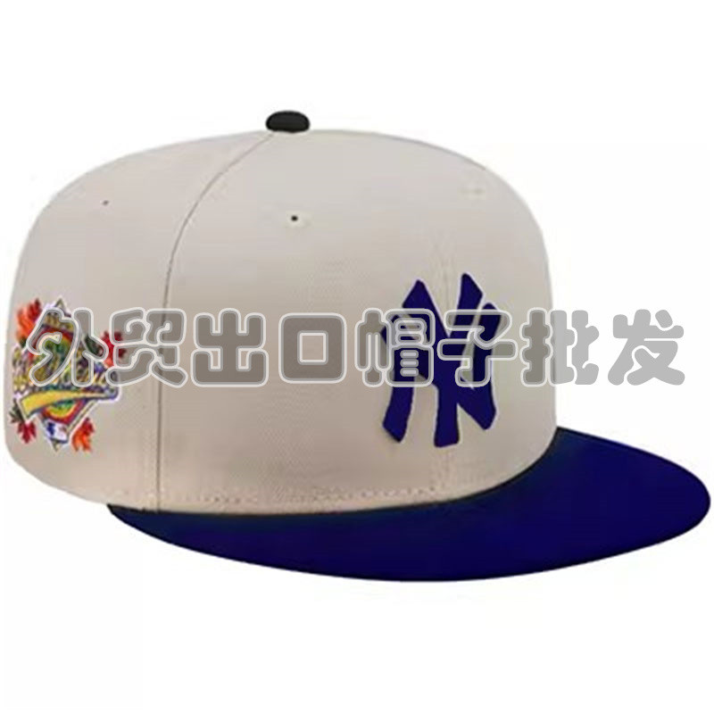Hat Fully Enclosed Non-Adjustable Hip-Hop Street Dance Embroider Sun Protection Baseball Cap Backwards Size Hat Casual Flat Brim Hat