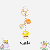 海绵宝宝派大星钥匙扣可爱车钥匙扣小清新好朋友闺蜜礼品A Lucky