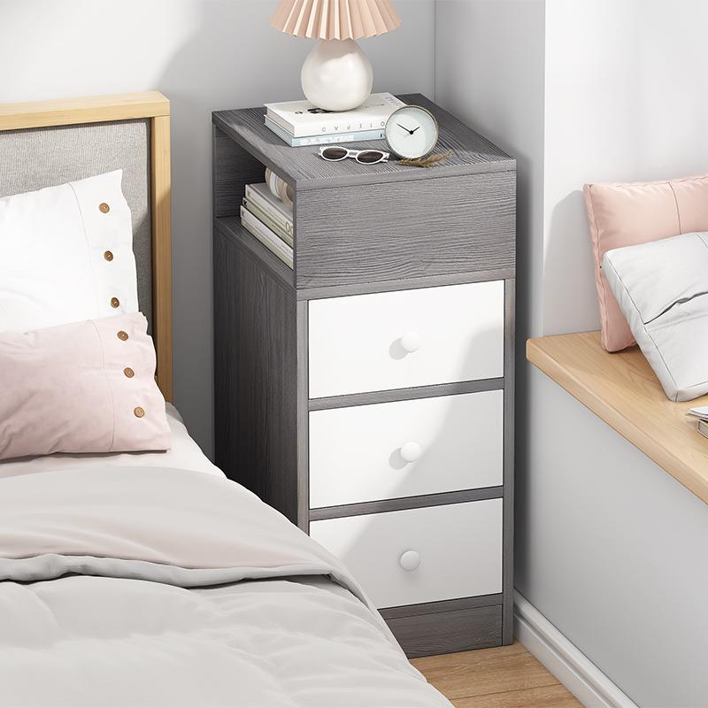 五柜物柜家用卧室床头柜储靠T028墙收纳柜简约现代客厅夹缝子抽屉
