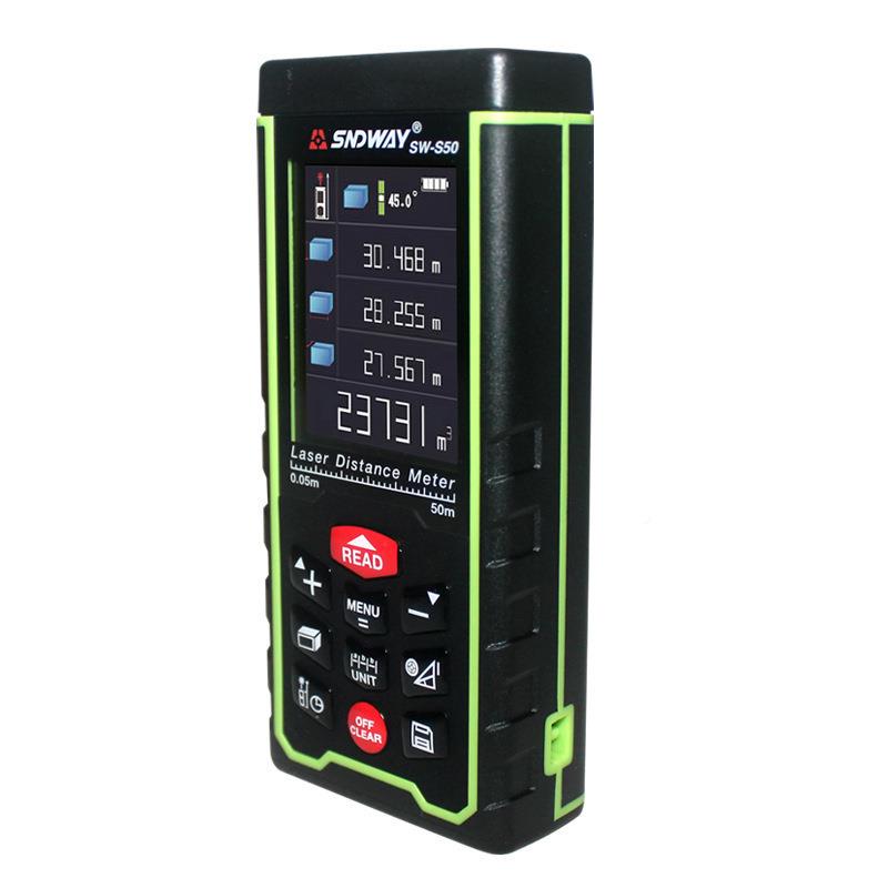 SNSDWA/达威 SW-深S50SW-S50/S/Y70/S100米 充电式测距仪中文彩屏