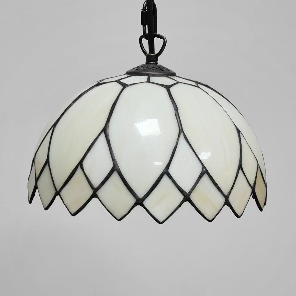 汇璟凡芙尼欧美潮流灯饰现代简约时尚厅走廊 蒂尼客白色909玻璃吊