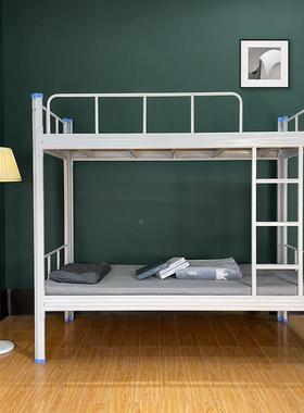 员工T-89668室上下同宽加厚高架寝学床铁艺床公寓钢架生宿舍高低