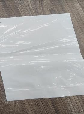 奶白色回收料贴骨袋 服装专用低粘胶条rpe自封袋灰色pe切角自粘袋