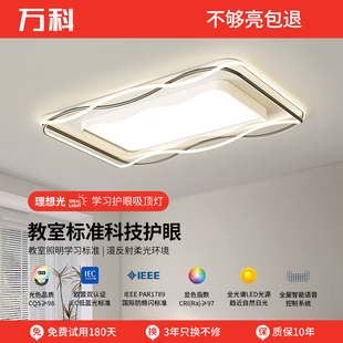 现代简约大气创意吸顶灯全屋套餐中山灯具厂 万科客厅主灯2024新款