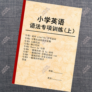 小学英语语法专项训练题语法总结大全语法知识点总结归纳讲义