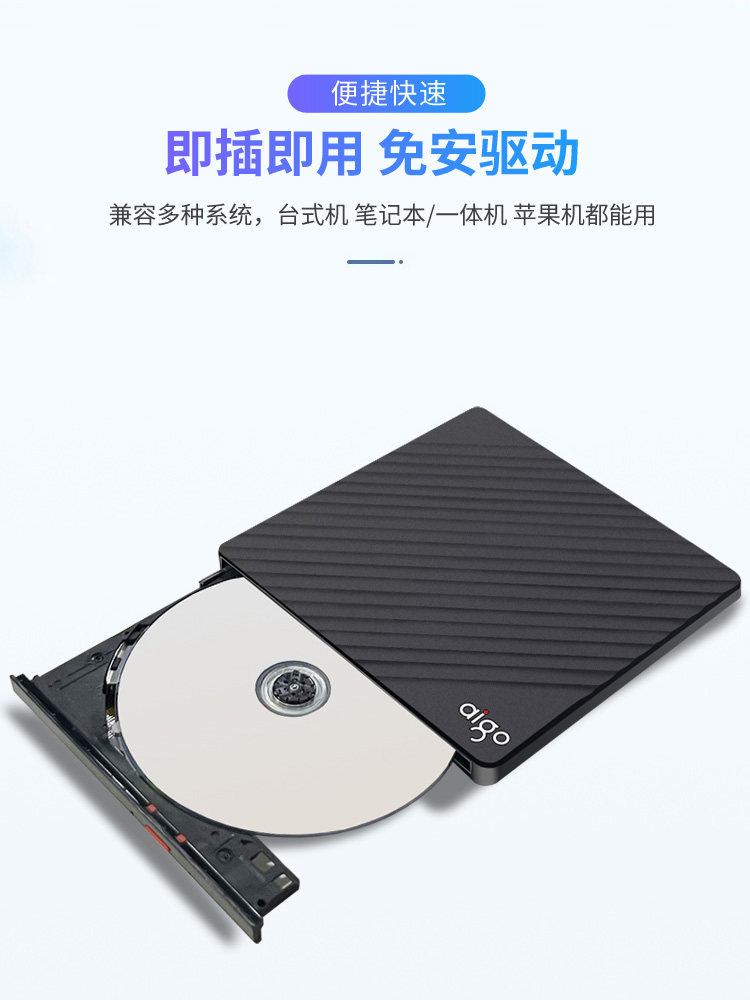 PATRIOT 외장 블루레이 드라이브 4K HD BD|DVD|CD 컴퓨터 노트북 외장 USB 블루레이 버너