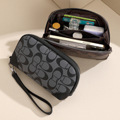 钱包女新款 2025印花大容量气质拉链女士长款 钱包皮夹手机包妈妈包