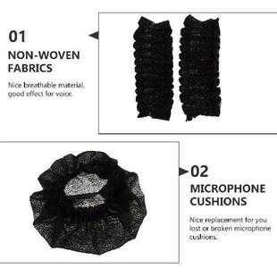 100 Pcs Mic Disposable Microphone Cover Creative Blowout