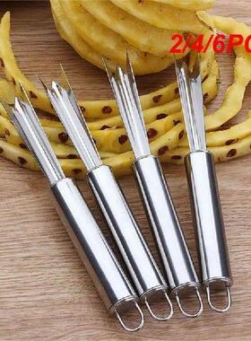 2/4/6PCS Peeler Pineapple Pineapple Shovel V-type Sharp