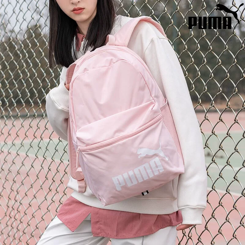 Puma, стильный рюкзак, вместительная спортивная сумка с вышивкой