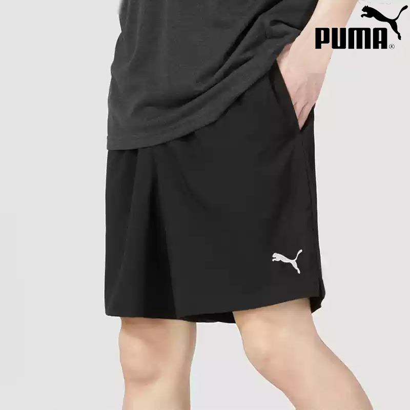 PUMA彪马黑色速干运动透气短裤