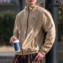 彪马男装夏季新款梭织夹克戴帽上衣运动休闲服691345户外防风外套