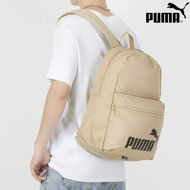 Puma, стильный рюкзак, вместительная спортивная сумка с вышивкой