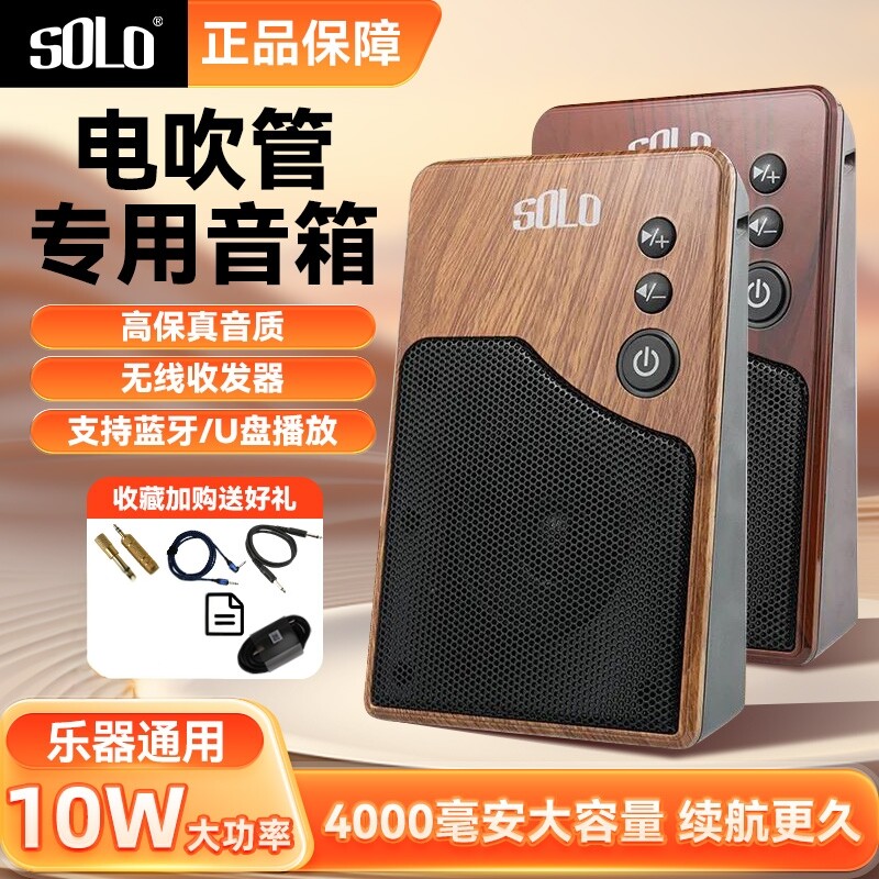 SOLO电吹管乐器专用音箱户外演出家用小音箱便携式充电蓝牙小音响