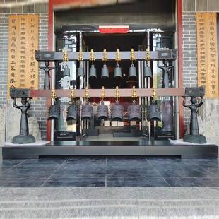 可定音曾侯乙编钟摆件 战国乐器 湖北省博物馆大型可演奏编磬道具