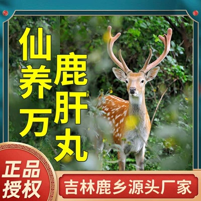 【全新升级版仙养万鹿肝丸仙养方同款高浓缩梅花鹿鹿肝丸5g*10丸