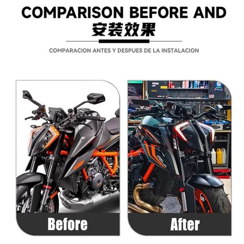 适用川崎KAWASAKI后视镜定v风翼后视镜川崎Z900 Z650 ZH2后视镜