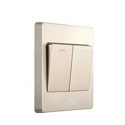 Switch socket two open double cControl panel two position wa