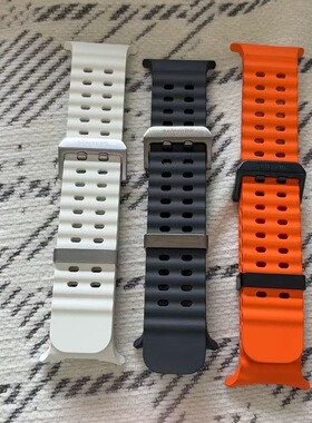 三星WatchUltra24/25款水上运动手表带原装腕带液态硅胶腕带正品