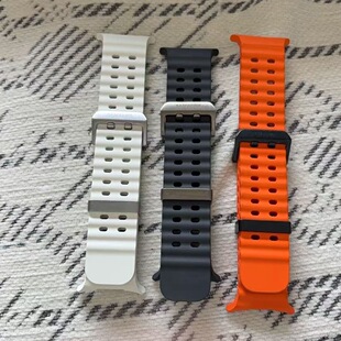 三星WatchUltra24/25款水上运动手表带原装腕带液态硅胶腕带正品