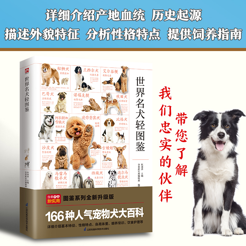 世界名犬轻图鉴张海涛 主编江苏科技9787571333539