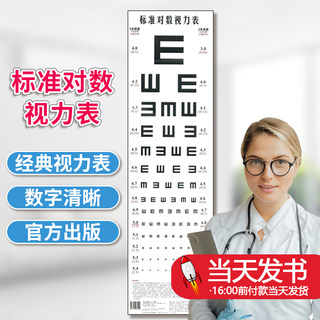 标准对数视力表挂图标准儿童家用幼儿园卡通E字成人测近视眼睛视力表该挂图采用铜版纸并附有防水膜不怕水和擦洗实现在3米远和5米