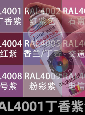 RAL4001丁香紫色自动喷漆4006交通紫4008信号紫自喷漆金属防锈漆