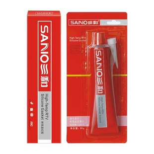 特价三和密封胶586耐高温黑旋封汽车机械防水免垫片耐油易拆快干