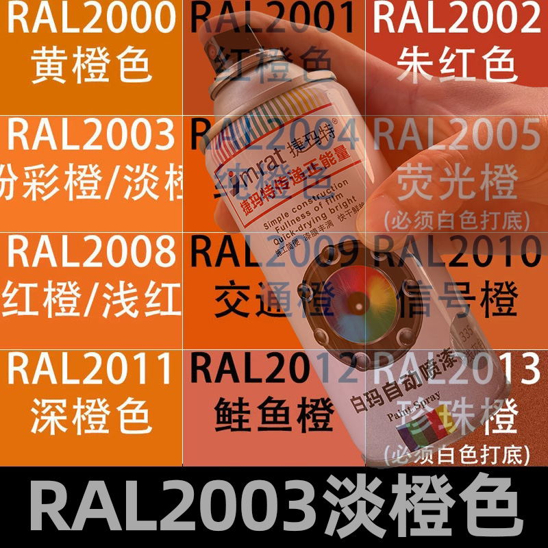 RAL2003淡橙色自动喷漆