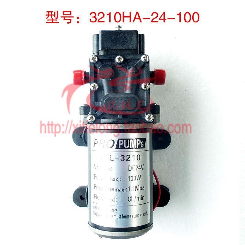 3210高压水泵大功率 电动隔膜x泵自吸 100w 12V24V48V60V