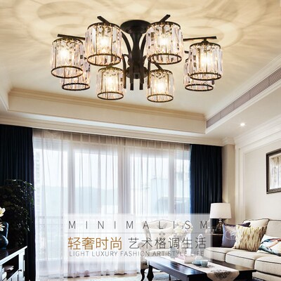 3/6/8 Heads Crystal LEDt Chandeliers Lighting Modern Wrought