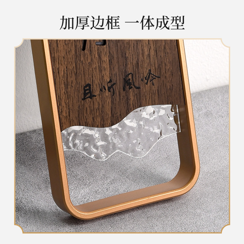 极速高档a亚克力石头纹宴会包厢发光门牌定制创意中式餐厅茶楼包