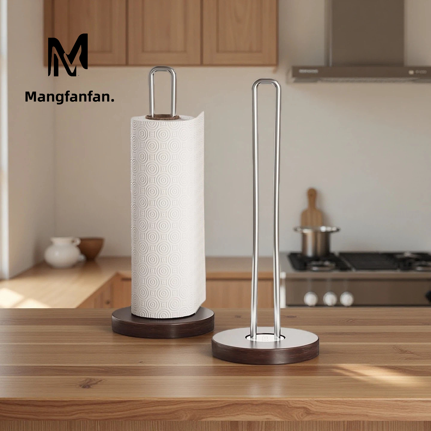 【2025新】304不锈钢厨房纸巾架