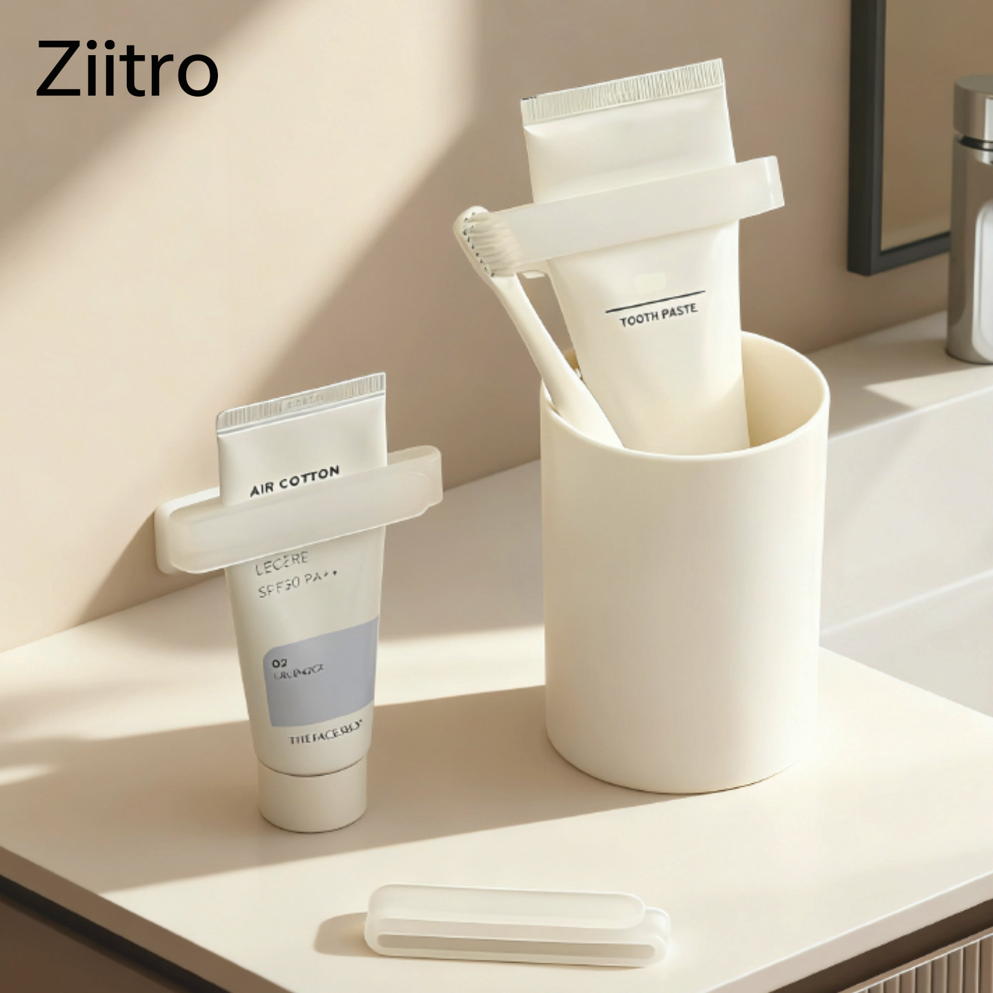 ZIITRO扁口牙膏夹简约懒人日式挤牙膏器卫生间护手霜洗面奶软管,家庭/个人清洁工具,挤牙膏器,淘宝优惠券,粉丝福利购,淘宝优惠卷
