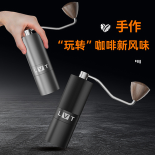 手摇磨豆机咖啡磨豆机C40手磨咖啡机咖啡豆研磨机不锈钢刀盘磨芯