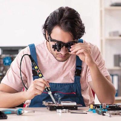 80W Adjustable Temperature Electric Soldering Iron Welding