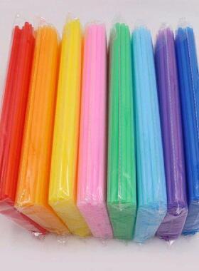 200 Pieces Plastic Straws Disposable Drinking Smoothie