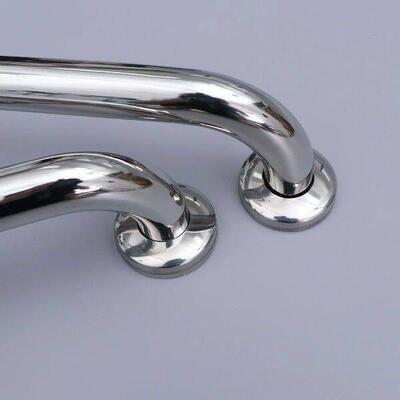 2 Pcs Corrosion-resistant Grab Bar Bathroom Stainless Steel