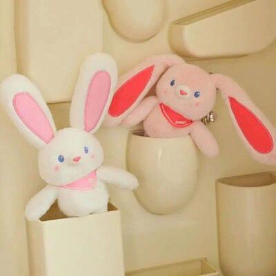 Pull Handle Rabbit Pulling Ears Rabbit Plush Toy Pulling