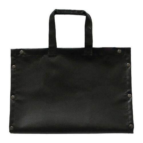 under Grill Mat Fireplace Log Carrier Bag Reusable Flame